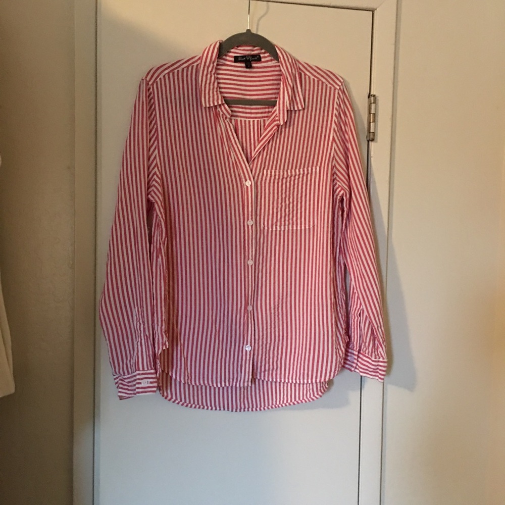 Velvet Heart Red & White Shirt